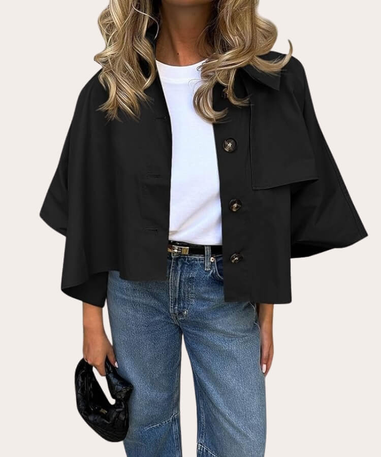 cropped trench coats