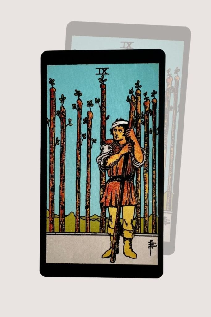 spring tarot reading nine of wands